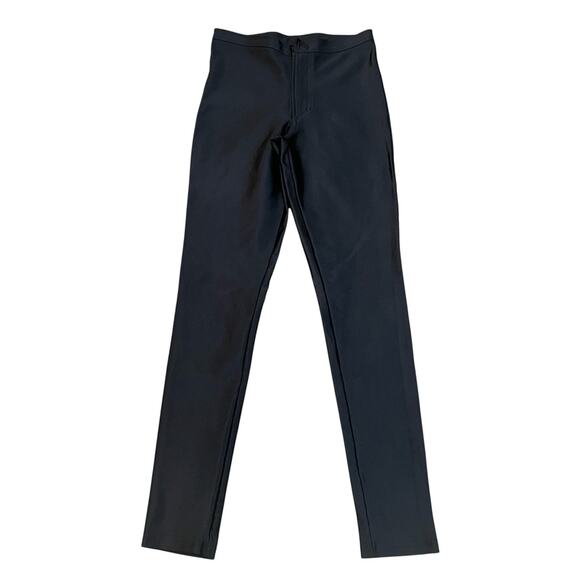 American Apparel Disco Pants Small Black Skinny Shinny Tight Fit Club Going Out - Picture 1 of 12